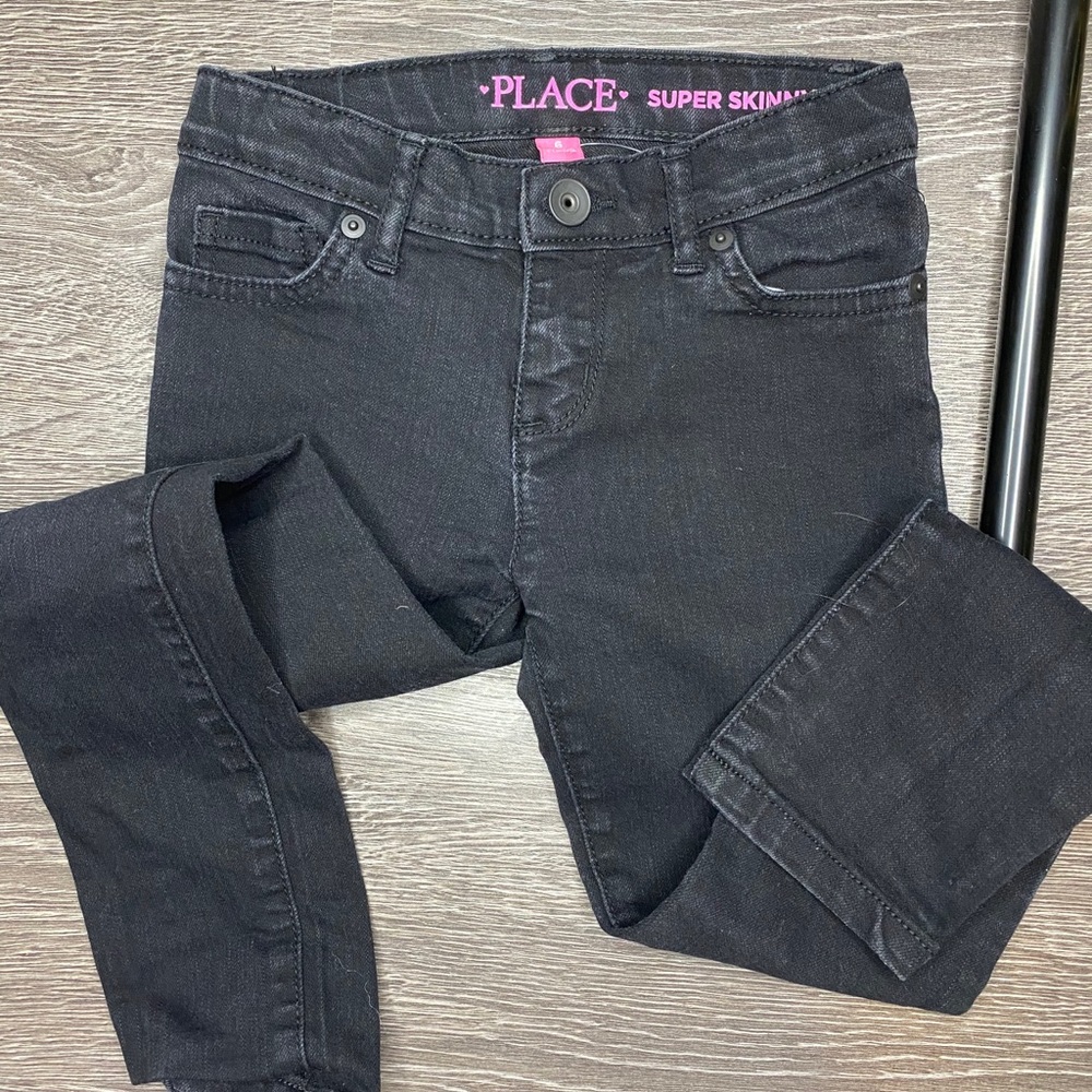 Girls Skinny black jeans